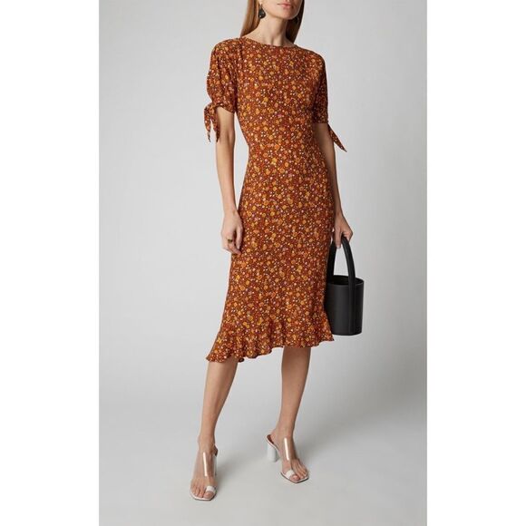 FAITHFULL THE BRAND Emilia Floral Midi Dress - Picture 2 of 9